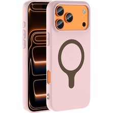 Zore iPhone 17 Pro Max Kılıf Pastel Renkli Magsafe Kamera Yükseltili Silikon Srgl
