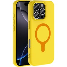 Zore iPhone 16 Pro Max Kılıf Pastel Renkli Magsafe Kamera Yükseltili Silikon Srgl