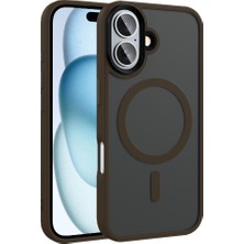 iPhone 16 Plus Kılıf Magsafe Destekli Kamera Yükseltili Mat Parmak Izi Tutmayan Silikon Case 4u