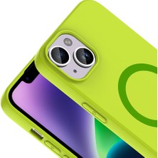 Ardemix iPhone 13 Kılıf Pastel Renkli Magsafe Kamera Yükseltili Silikon Admx