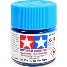 OEM X-14 Sky Blue Parlak Akrilik Boya (10 Ml)