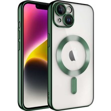 Ardemix iPhone 14 Kılıf Magsafe Kamera Lens Korumalı Logo Gösteren Ince Hafif Admx