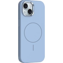 Ardemix iPhone 13 Kılıf Ince Magsafe Halkalı Kamera Yükseltili Silikon Admx