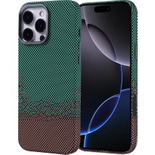 More TR iPhone 16 Pro Kılıf Ultra Ince Magsafe Karbon Fiber Görünümlü Ince Hafif Mtr