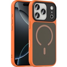 Ardemix iPhone 17 Pro Max Kılıf Magsafe Destekli Kamera Yükseltili Mat Parmak Izi Tutmayan Silikon Admx