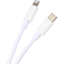 Vcom CU289 Lightning To Type-C Beyaz 1m 18W Hızlı Şarj Kablosu (Kdo)