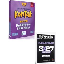 Anla Kazan Yayınları Paraf 2027 6. Sınıf Kontak Din Kültürü ve Ahlak Bilgisi Denemeleri+ Evp Akademi Paragraf
