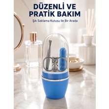 Palmira Demir Mavi Tırnak Bakım Seti Çok Amaçlı Manikür Pedikür Kiti