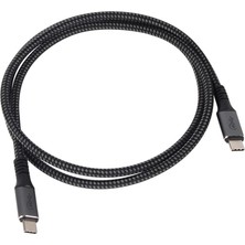 Vcom CU520M Type-C To Type-C 3m 20GPBS (Usb4) 90W 4K@60Hz Video Örgülü Şarj ve Data Kablosu (Kdo)