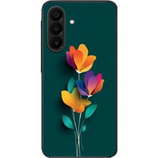 Le Balvo Samsung Galaxy A27 Uyumlu Modernizimin Çicekleri Baskılı Silikon Kılıf
