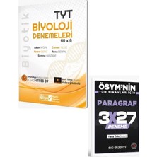 Anla Kazan Yayınları 2027 Biyotik 2027 Tyt Biyoloji Biyotik 60 x 6 Denemeleri+ Evp Akademi Paragraf