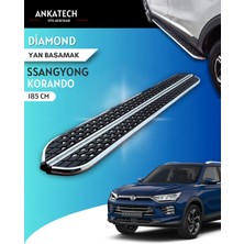 Ankatech Ssangyong Korando Diamond Krom Yan Basamak 185 cm 2019 Üzeri