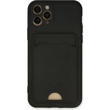 Aslanoğlu Store Newface Apple Iphone 11 Pro Kılıf Kelvin Kartvizitli Silikon - Siyah