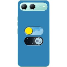 Le Balvo Tecno Spark 40 5g Uyumlu Gece Gündüz Geçiş Baskılı Silikon Kılıf