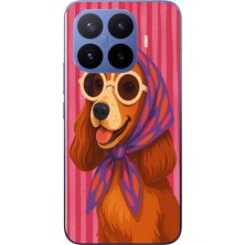 Le Balvo Xiaomi 17T Pro Uyumlu Gözlüklü Köpek Baskılı Silikon Kılıf