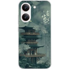 Le Balvo Poco X8 Pro Uyumlu Japon Evleri Baskılı Silikon Kılıf