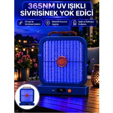 Palmira Demir Şarjlı Uv Işıklı Sinek Öldürücü Cihaz Mavi Elektrikli Sivrisinek Yok Edici