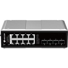 Bdcom IES200-L25-8P2S 10 Port Gıgabıt 8xpoe 240W 2X1000 Sfp L3-Lıte Yön. Switch