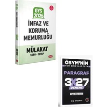 Anla Kazan Yayınları Data 2026 Infaz ve Koruma Memurluğu Mülakat Sınavı Soru Cevap+ Evp Akademi Paragraf