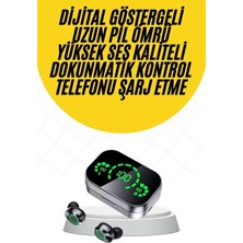 Armüz Kablosuz Bluetooth Kulaklık Çift Telefon Destekli Powerbankli Dijital Göstergeli