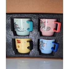 Tom ve Jerry Kupa -Mug Seti 4'lü