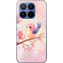 Le Balvo Xiaomi 17T Pro Uyumlu Dalda Ki Kuş Baskılı Silikon Kılıf