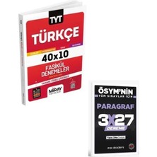 Anla Kazan Yayınları 2027 Miray 2027 Tyt Türkçe 40 x 10 Fasikül Denemeler+ Evp Akademi Paragraf