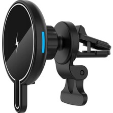 Homestead Newface T9 15W Magsafe Araç Tutucu - Siyah