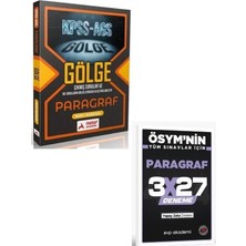 Anla Kazan Yayınları Paraf 2027 Kpss Ags Gölge Paragraf Soru Bankası+ Evp Akademi Paragraf