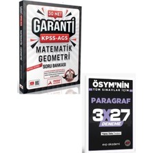 Anla Kazan Yayınları Paraf 2027 Kpss Ags 30 Net Matematik Geometri Soru Bankası+ Evp Akademi Paragraf