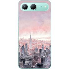 Le Balvo Tecno Spark 40 5g Uyumlu Gökdelenler Baskılı Silikon Kılıf