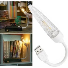 Aslanoğlu Store Powermaster PM-25793 Esnek Gövdeli USB Günışığı Cob LED Edison Masa ve Kitap Okuma Lambası