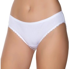 Gümüş 6010 12'li Kadın Ribana Fırfır Paça Bikini