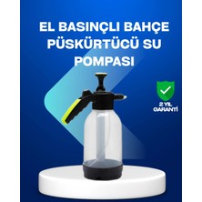 Palmira Demir Basınçlı Manuel Köpük Pompası 2l Ayarlanabilir Sprey Başlıklı Temizlik