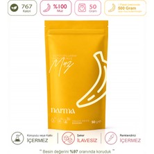 Muz Dondurularak Kurutulmuş 50 gr Freeze Dried Çıtır Muz Kuru Meyve Cipsi-Büyük Paket (50 Gr)