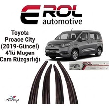 Erol Otomotiv Toyota Proace City 4'lü Mugen Cam Rüzgarlığı