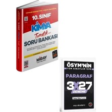 Anla Kazan Yayınları Miray 2027 10. Sınıf Kimya Konu Özetli Tematik Soru Bankası+ Evp Akademi Paragraf