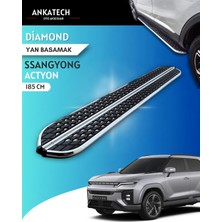 Ankatech Ssangyong Actyon Diamond Krom Yan Basamak 185 cm 2024 Üzeri