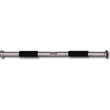 OEM Nk Spor Ayarlanabilir Krom Koridor Barı 80X130 Kapı Barı-Fitness Barı-Push Up-Kol-Omuz-Sırt-Biceps-Pull-Up- Barfiks Demiri-Spor-Egzersiz-Gym-Evde Spor Gümüş