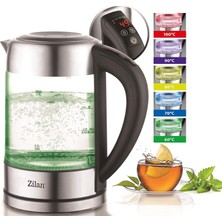OEM Cam Su Isıtıcısı 1,7 Litre | %100 Bpa Içermez | 2200 Watt | Renk Değişimli LED Aydınlatma | Paslanmaz Çelik | Çaydanlık | Sıcak Tutma Fonksiyonu | Sıcaklık Ayarı (60°C-100°C)