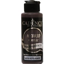 OEM Multisurface Hybrid Hibrit Akrilik Boya H-018 Koyu Kahve 120 ml Koyu Kahve Tek Ebat Unisex