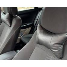 OEM Ortopedik Araç Boyun Yastığı 2'li Set – Siyah Oto Koltuk Başlığı Destek Minderi, Ergonomik Araba Boyun Destek Yastığı