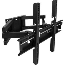OEM Bt Bayır Teknoloji Siyah 32'' - 65'' - 75" 190 Ekran Açılı Tv Askı Aparatı - Su Terazisi ile Uyumlu