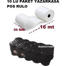 OEM Yazar Kasa Pos Rulo, 56 mm x 16 M, 10'lu Paket