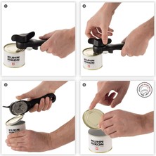 OEM Auto Safety Konserve Açacağı Kırmızı, Güvenlik Kutusu Açacağı, Keskin Kenarları Yoktur, Kutunun Kenarını Otomatik Olarak Tutar, Temiz ve Güvenli, 8 x 2,5 x 2,75