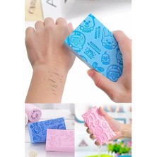 OEM Bebek Çocuk Banyo Vücut Duş Süngeri Sihirli Vücut Ölü Deri Sökücü Vücut Masaj Peeling