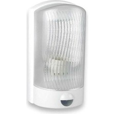 OEM Idea E27 Duylu Sensörlü Duvar Aplik (Ampulsuz-Beyaz Kasa) Işıldar