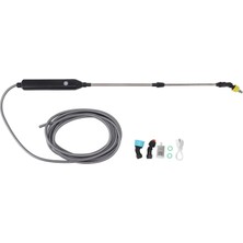 OEM Otomatik Sulama Elektrikli Püskürtücü Değnek, USB Şarj Edilebilir Bitki Püskürtücü Teleskopik Sulama Değnek Bahçe Tesisi, Çim Bakımı (2 Metre / 6.56FT Hortum)