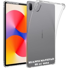 OEM Huawei Matepad Se 11 Inç ile Uyumlu Kılıf, Şeffaf, Köşe Korumalı, Crystal Clear Silikon Kapak, AGS6-W00 AGS6-W09