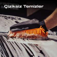 OEM Premium Mikrofiber Oto Yıkama Eldiveni - Çift Taraflı Şönil Dokulu, Çizmez ve Ultra Emici Araç Temizlik Eldiveni